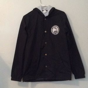 Black wind breaker